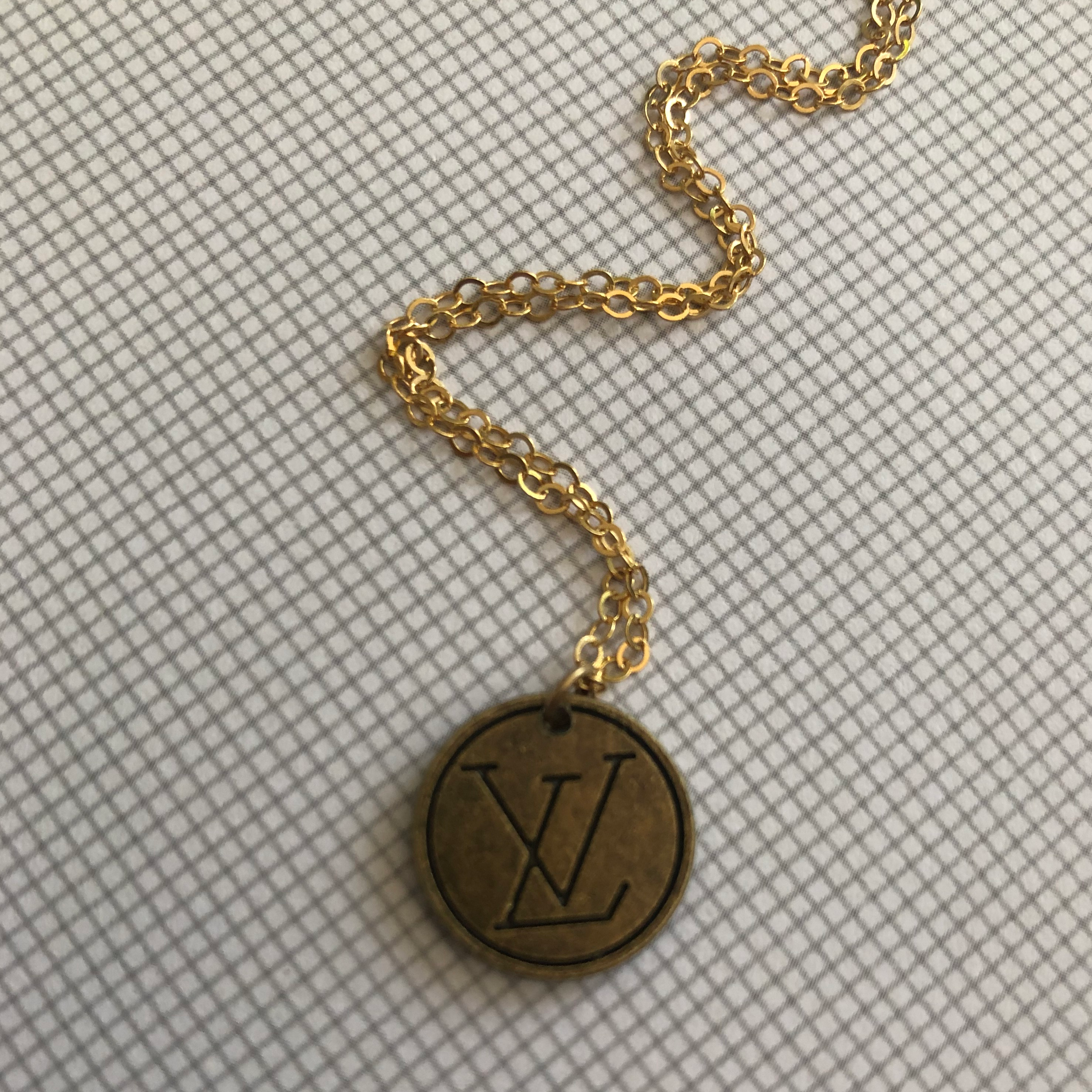 Louis Vuitton Button Necklace
