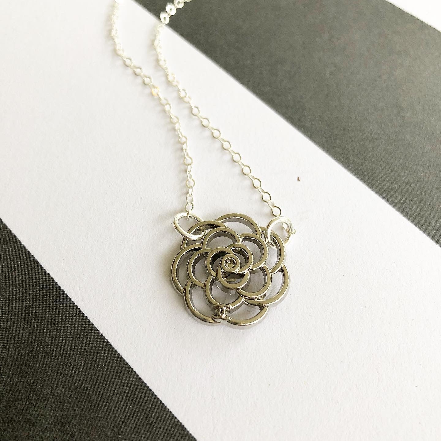 Chanel Comète Géode Necklace, Silver