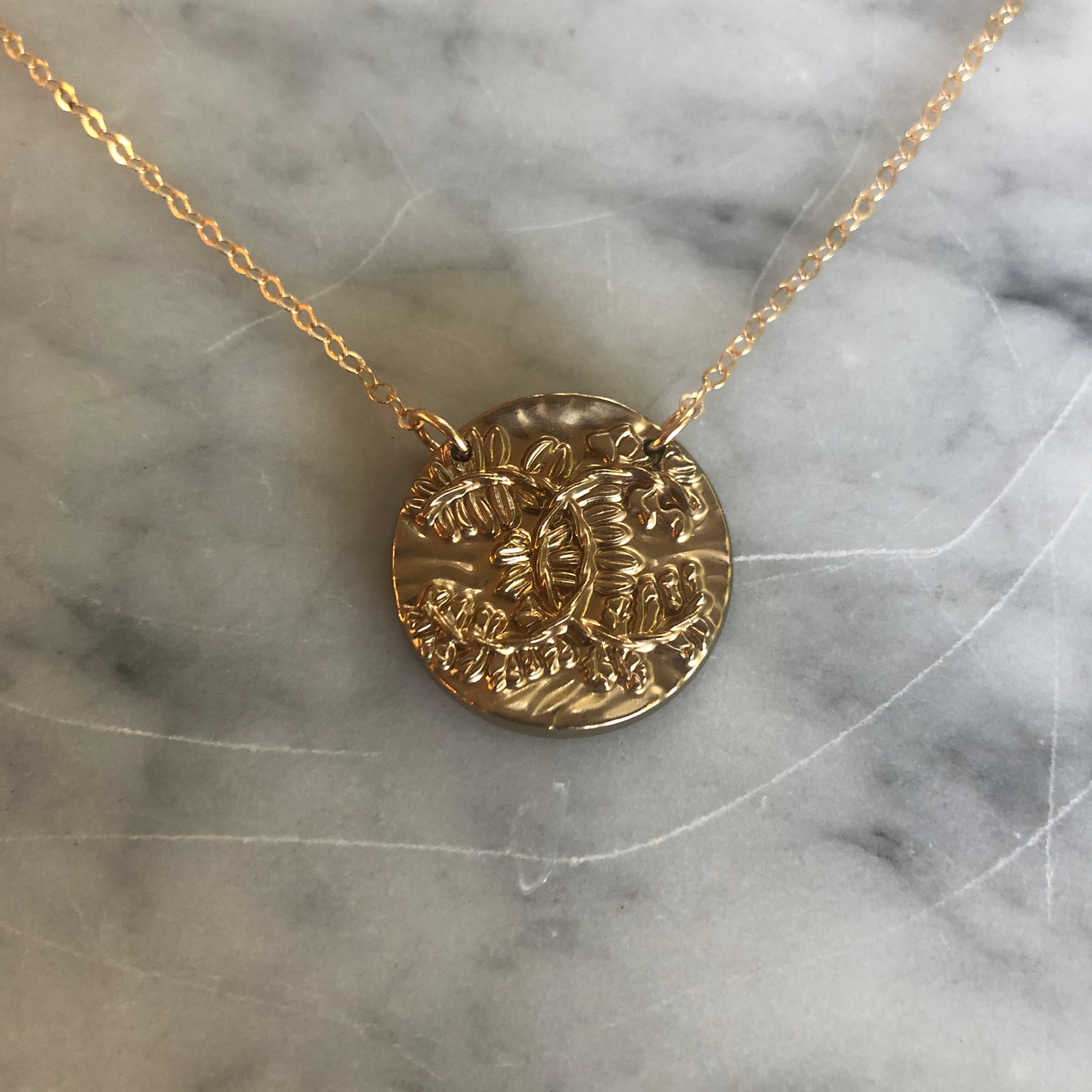 CHANEL | Jewelry | Chanel Rue Cambon Gold Coin Necklace | Poshmark